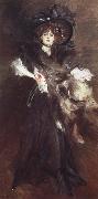 Giovanni Boldini Portrait of Mlle Lantelme painting